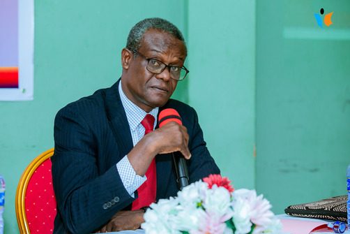 Prof Jean-Marie Katubadi à la conférence du 13 juin 2025